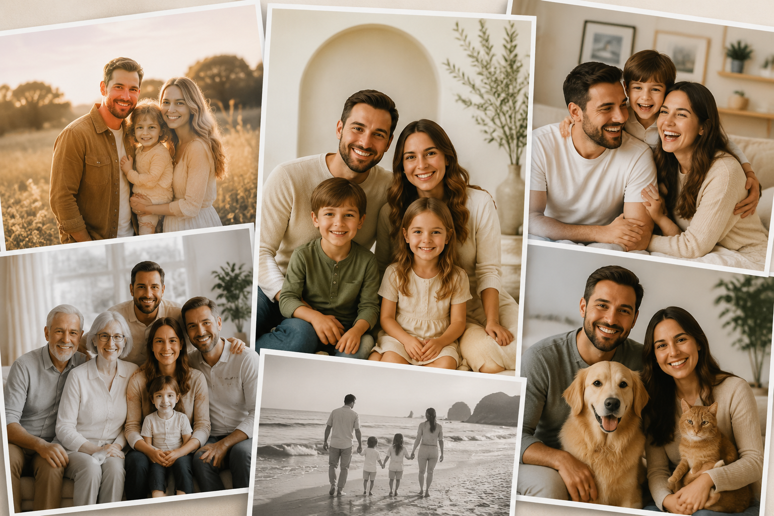 AI Family Portrait Ideas for Modern Families