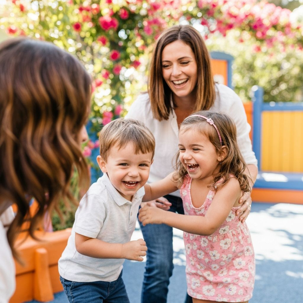 Playful Kids Moment